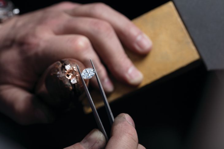 Quality Craftsmanship, Custom Jewelry, Quality Materials, Diamond Ring, Three-Stone Ring, Attention to Detail, Timeless, Diamond Ring, Engagement, Lifestyle, Lab-Grown Diamonds, Stone Setting
