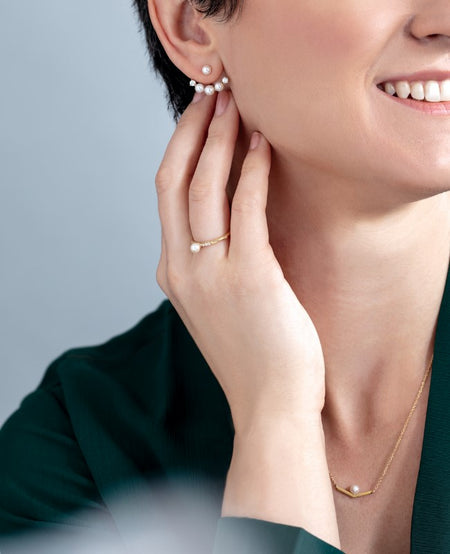 Pearl Jewelry, Pearl Necklace, Pearl Ring, Pearl Earring, Lifestyle, Holiday Gifts, Pearl Earring Jacket