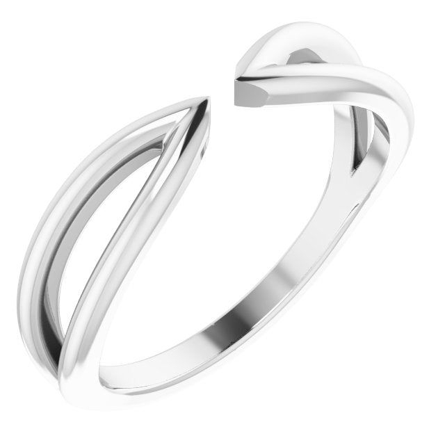 Split-Shoulder Open Shank Ring