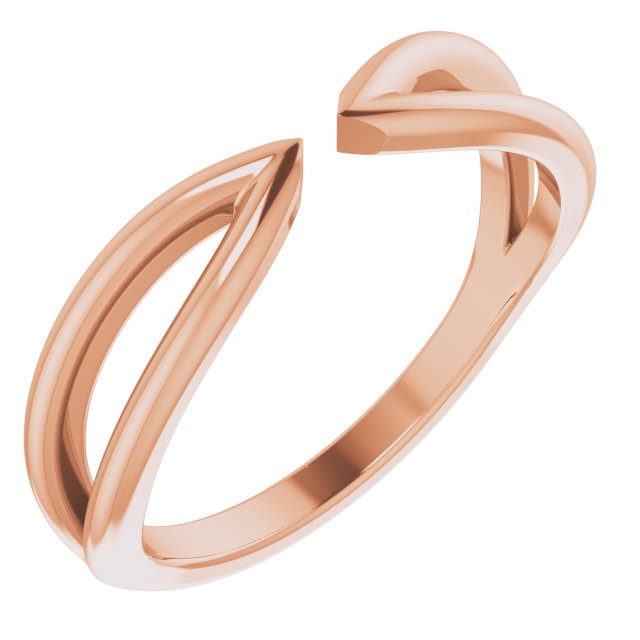 Split-Shoulder Open Shank Ring
