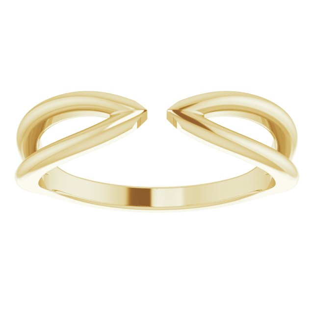 Split-Shoulder Open Shank Ring