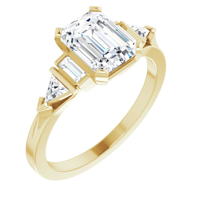 Diamond Accented Engagement Ring