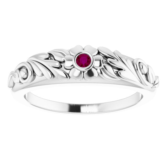 Accented Floral Ring