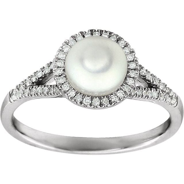 Halo Birthstone Ring