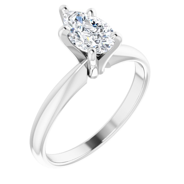 Pear Solitaire Engagement Ring