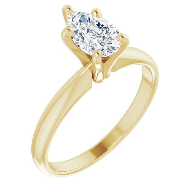 Pear Solitaire Engagement Ring
