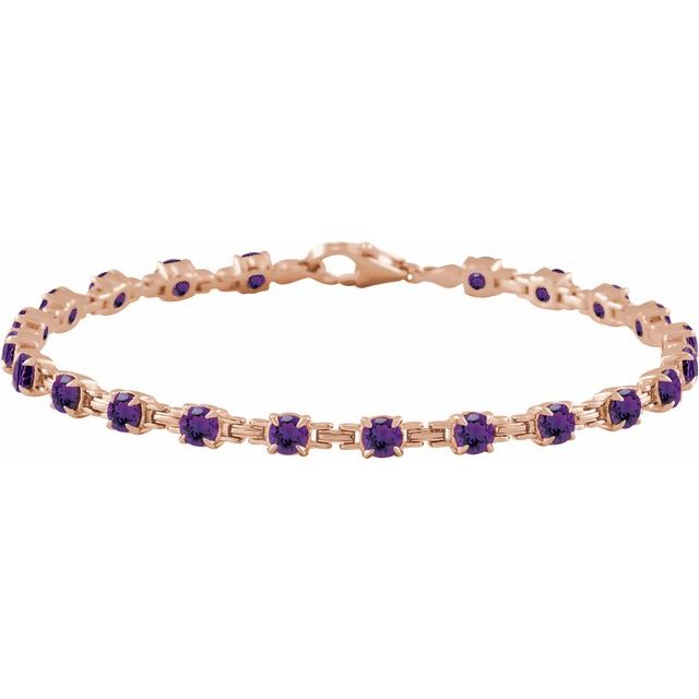 Gemstone Line Bracelet