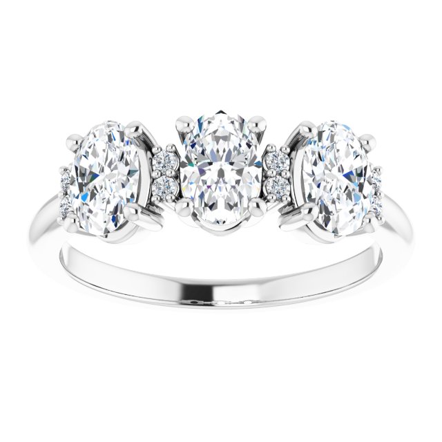 Oval Anniversary Ring