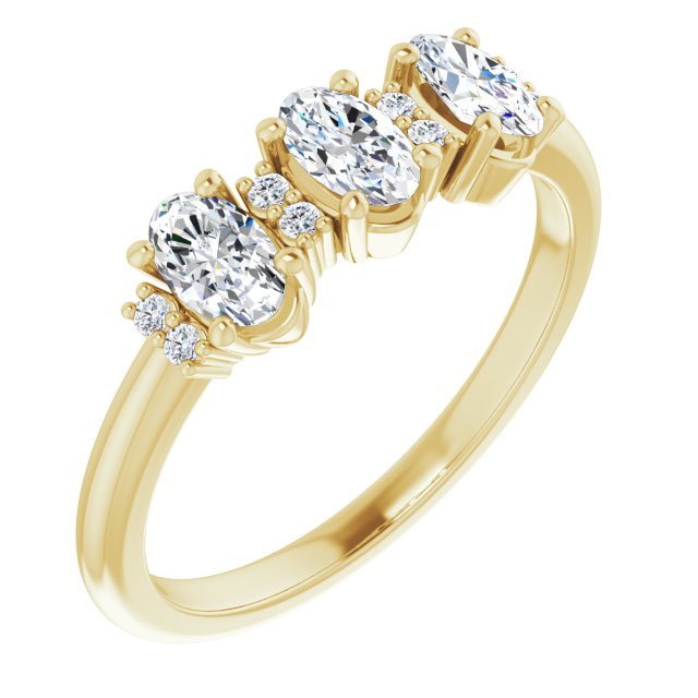 Oval Anniversary Ring