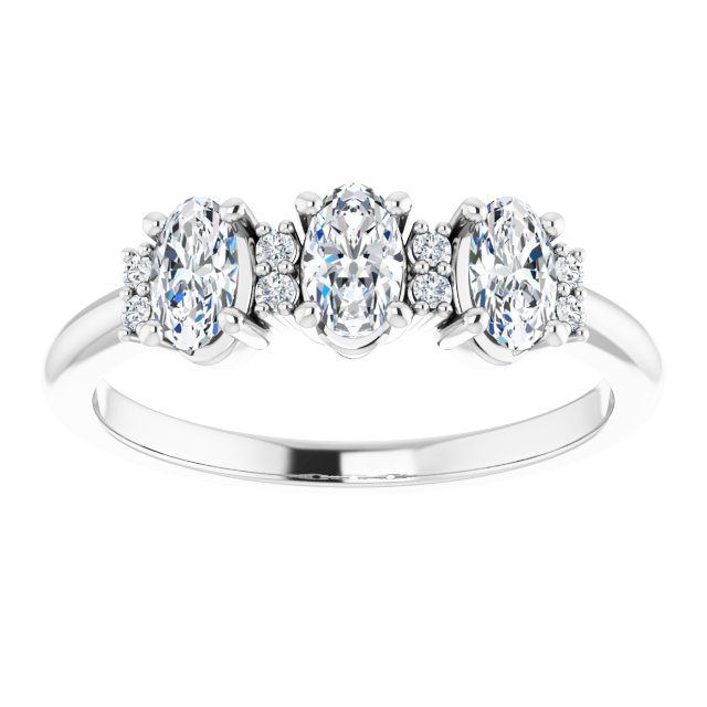 Oval Anniversary Ring