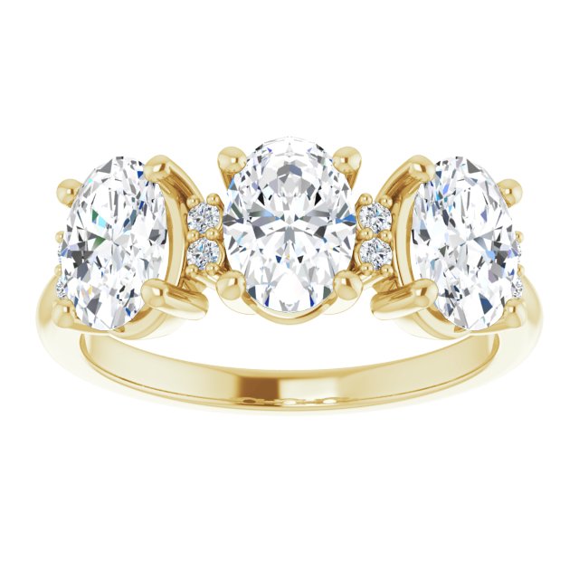 Oval Anniversary Ring