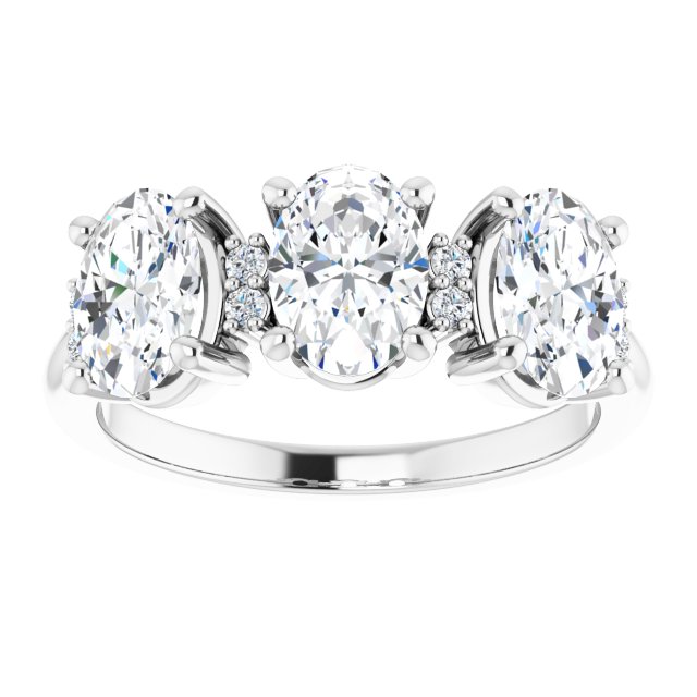 Oval Anniversary Ring