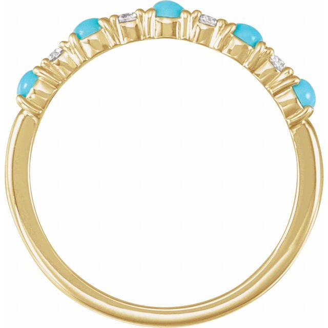 Gemstone Diamond Accented Ring