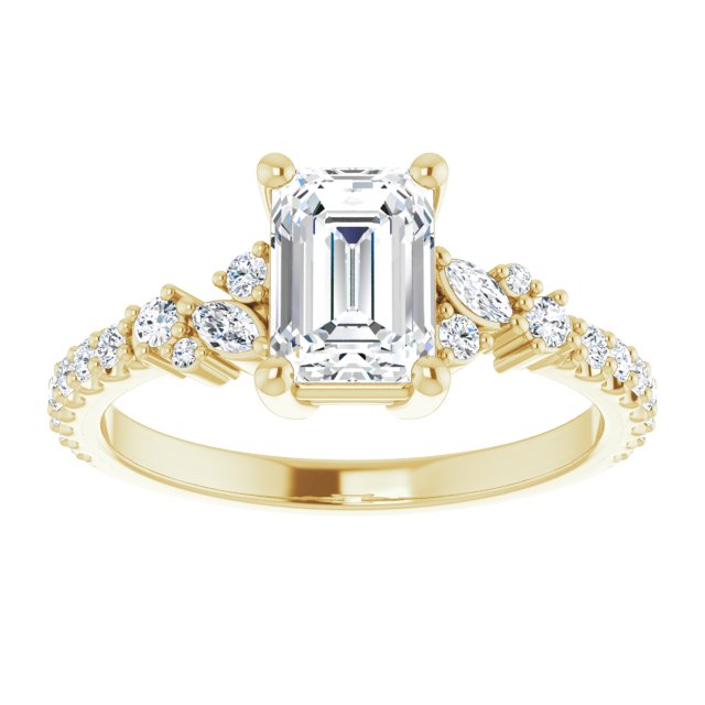 Emerald Engagement Ring