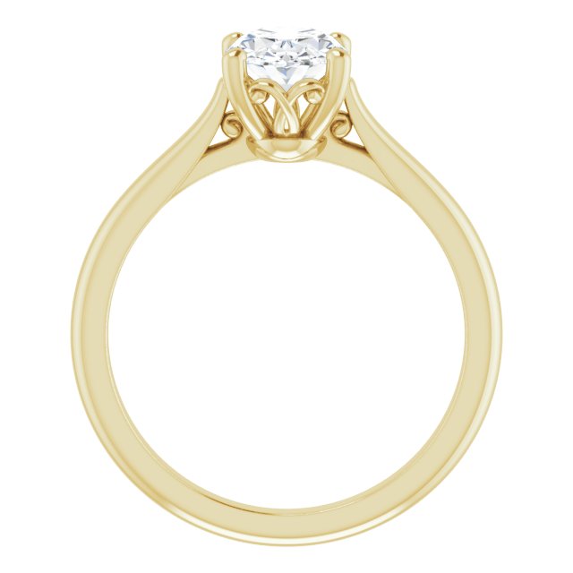 Oval Solitaire Engagement Ring