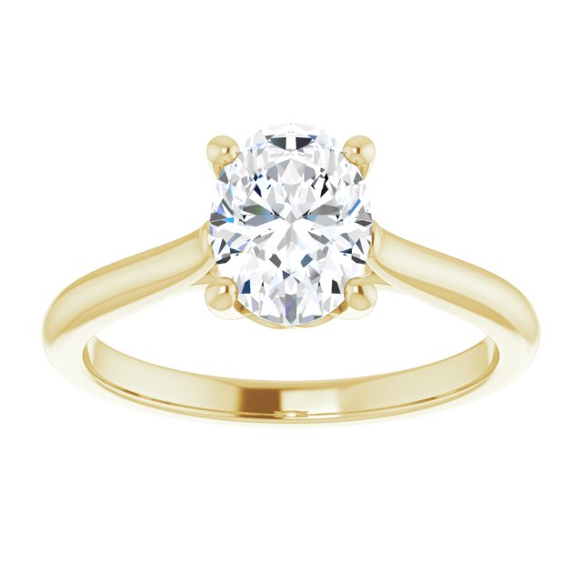 Oval Solitaire Engagement Ring