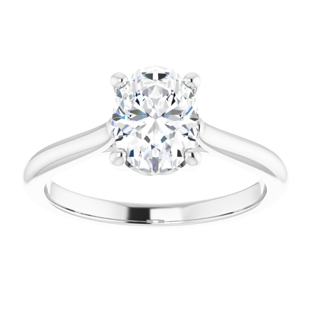 Oval Solitaire Engagement Ring