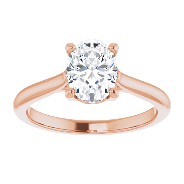 Oval Solitaire Engagement Ring