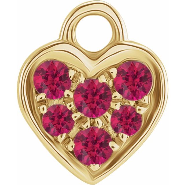 Heart Dangle Charm