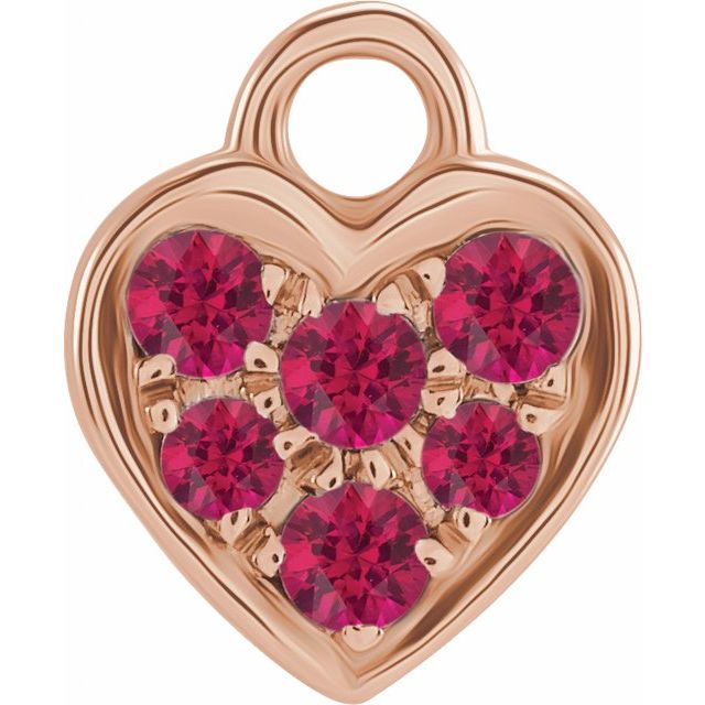 Heart Dangle Charm