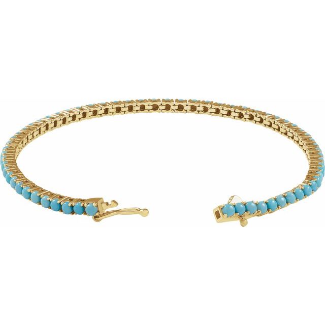 Turquoise Line Bracelet