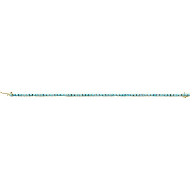Turquoise Line Bracelet