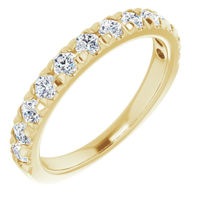 French Set Anniversary Band 1/2 CTW
