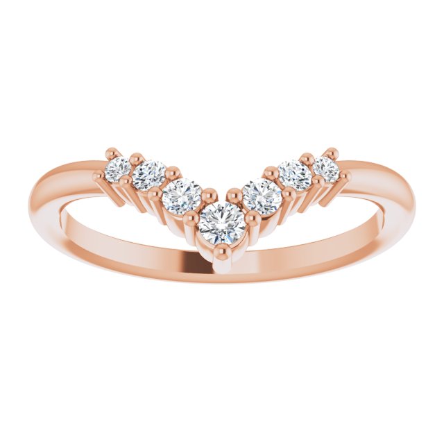 Graduated V-Shaped Ring