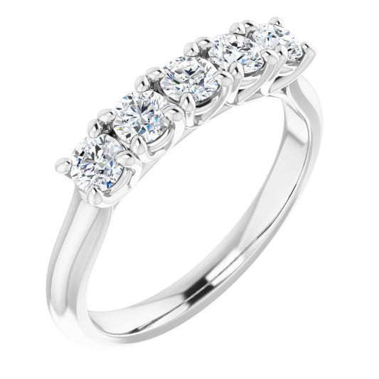 5-Stone Anniversary Band