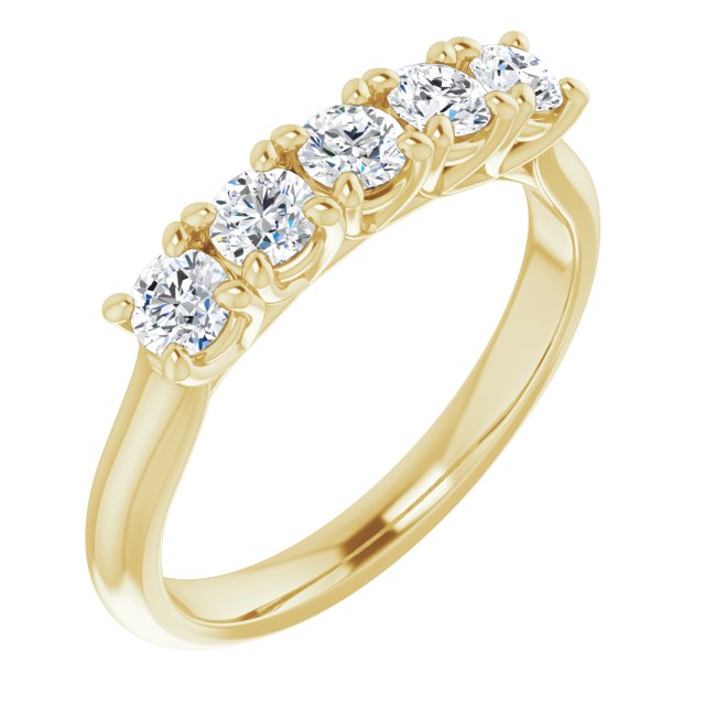 5-Stone Anniversary Band