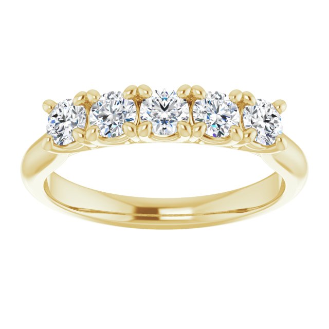 5-Stone Anniversary Band