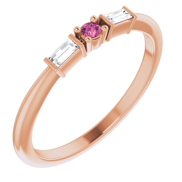 Stackable Three-Stone Ring