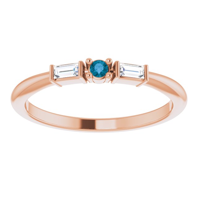 Stackable Three-Stone Ring
