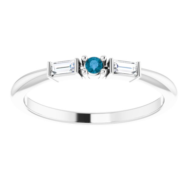 Stackable Three-Stone Ring