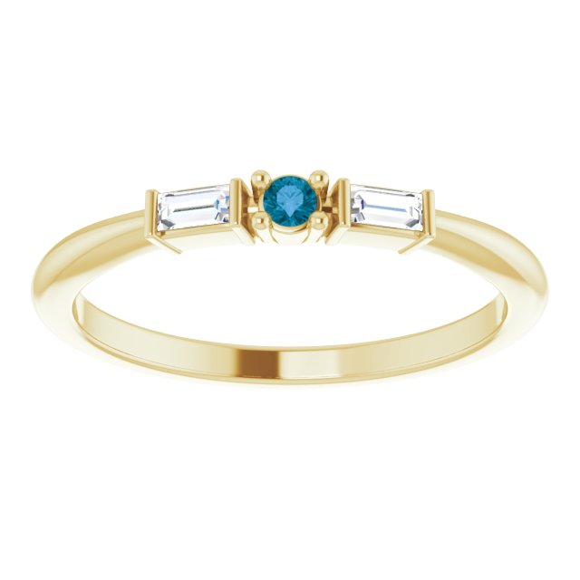 Stackable Three-Stone Ring