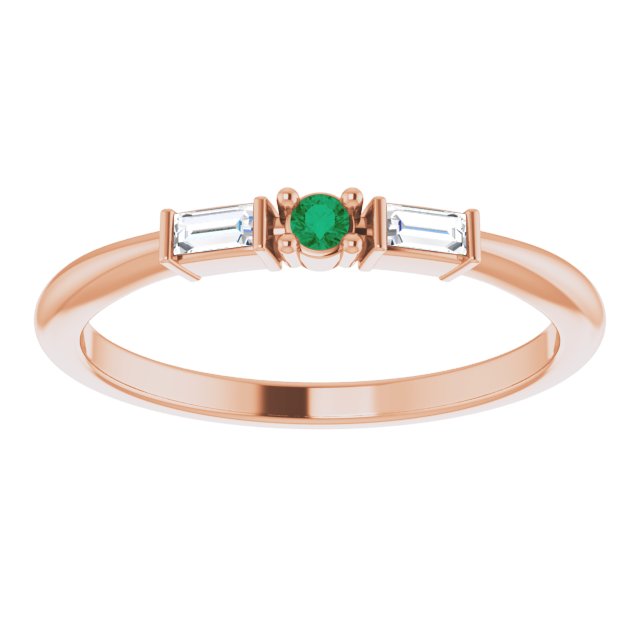 Stackable Three-Stone Ring