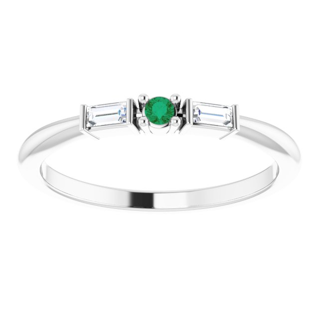 Stackable Three-Stone Ring