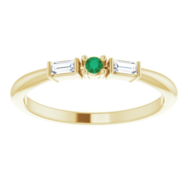 Stackable Three-Stone Ring
