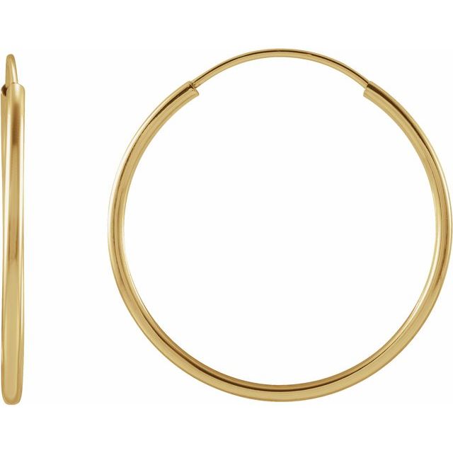 Endless Flexible Tube Huggie Hoop Earrings