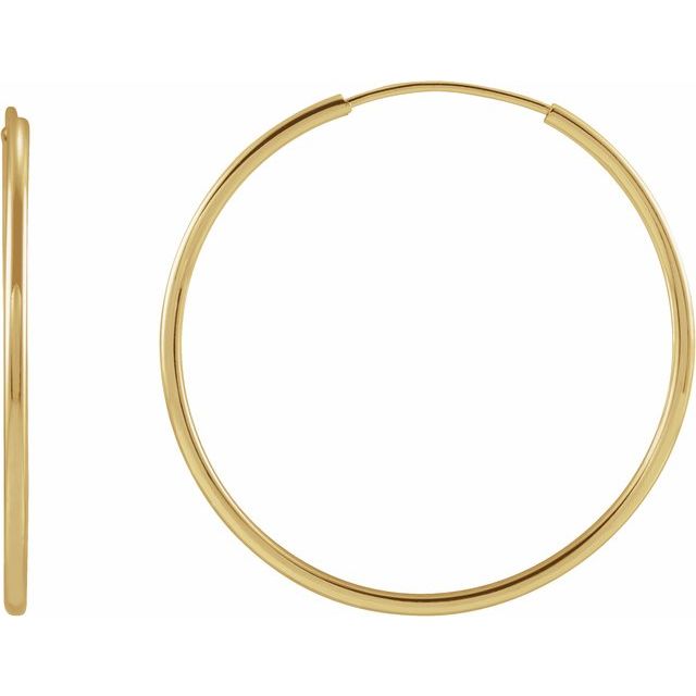 Endless Flexible Tube Huggie Hoop Earrings