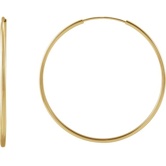 Endless Flexible Tube Huggie Hoop Earrings