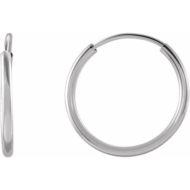 Endless Flexible Tube Huggie Hoop Earrings