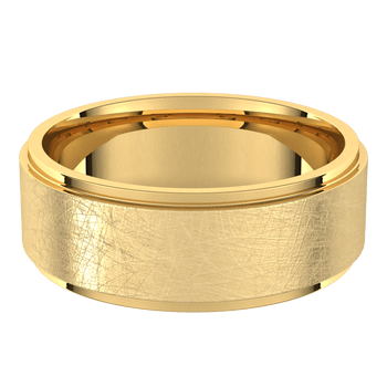 Custom Stepped Edge Flat Band
