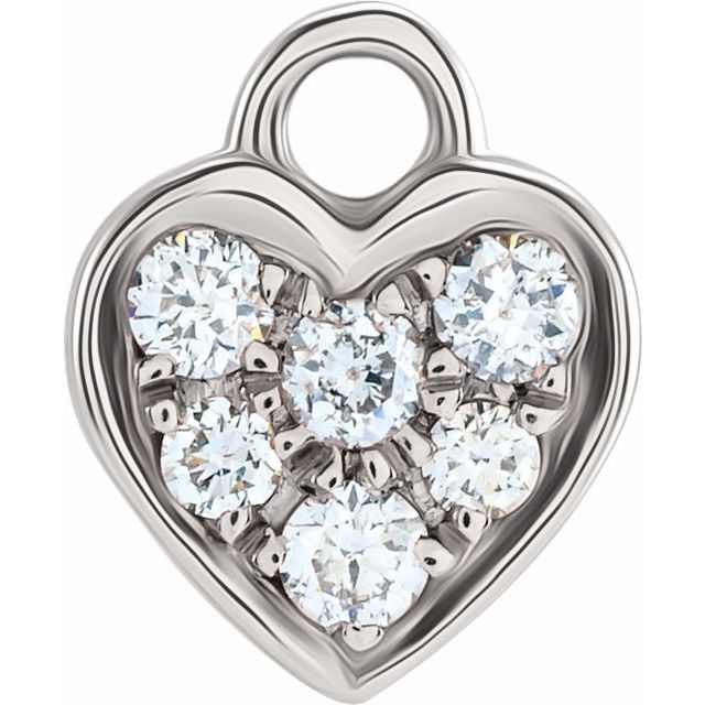 Heart Dangle Charm