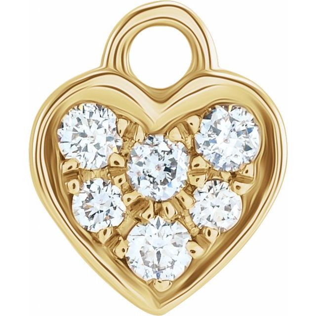 Heart Dangle Charm