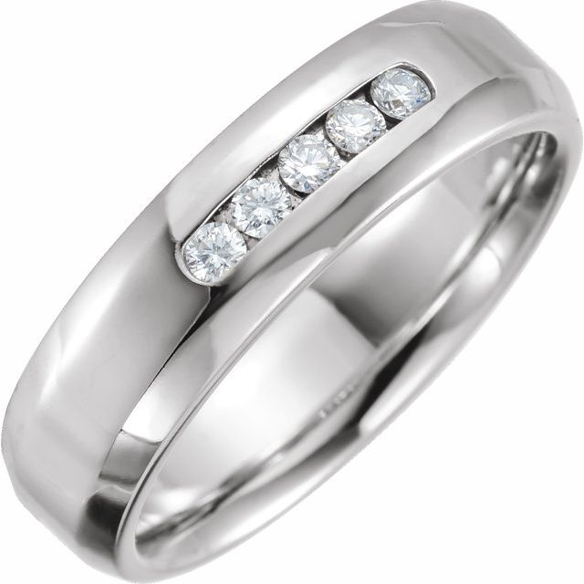 Beveled Edge Comfort-Fit Band
