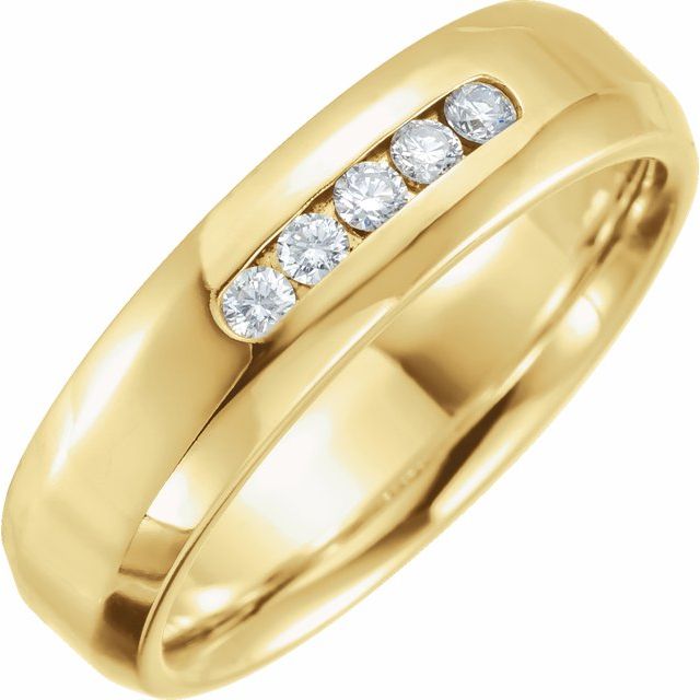 Beveled Edge Comfort-Fit Band