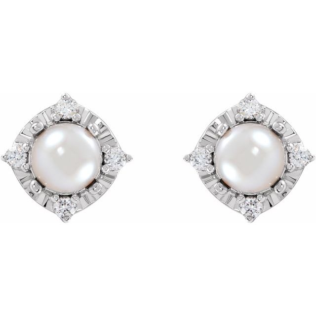 Halo Birthstone Earrings