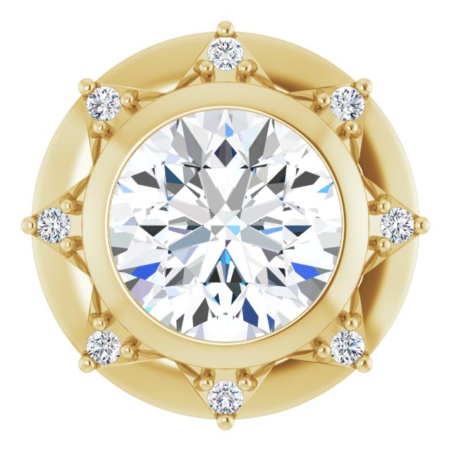 Vintage-Inspired Accented Pendant Star
