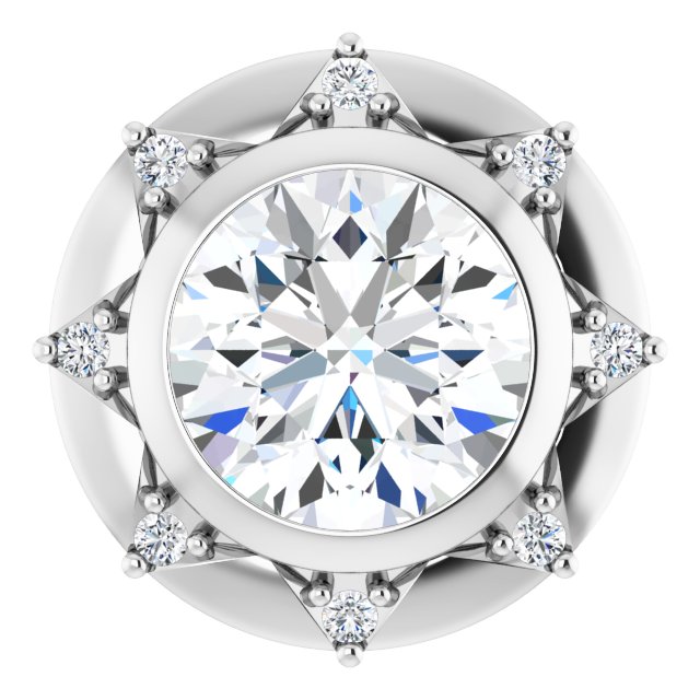 Vintage-Inspired Accented Pendant Star